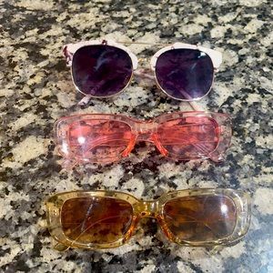 3 pairs of sunglasses